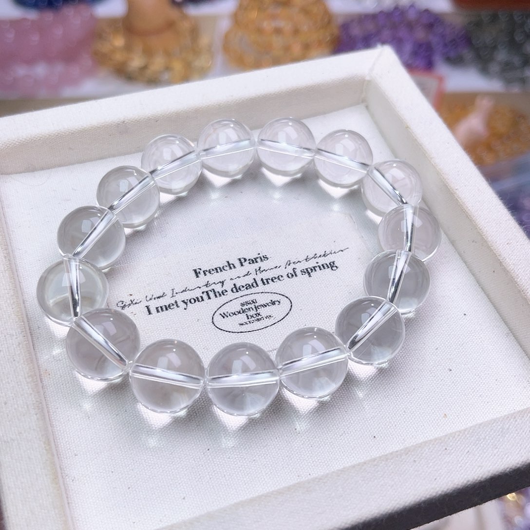 水晶手串未镶嵌?*天然水晶14mm