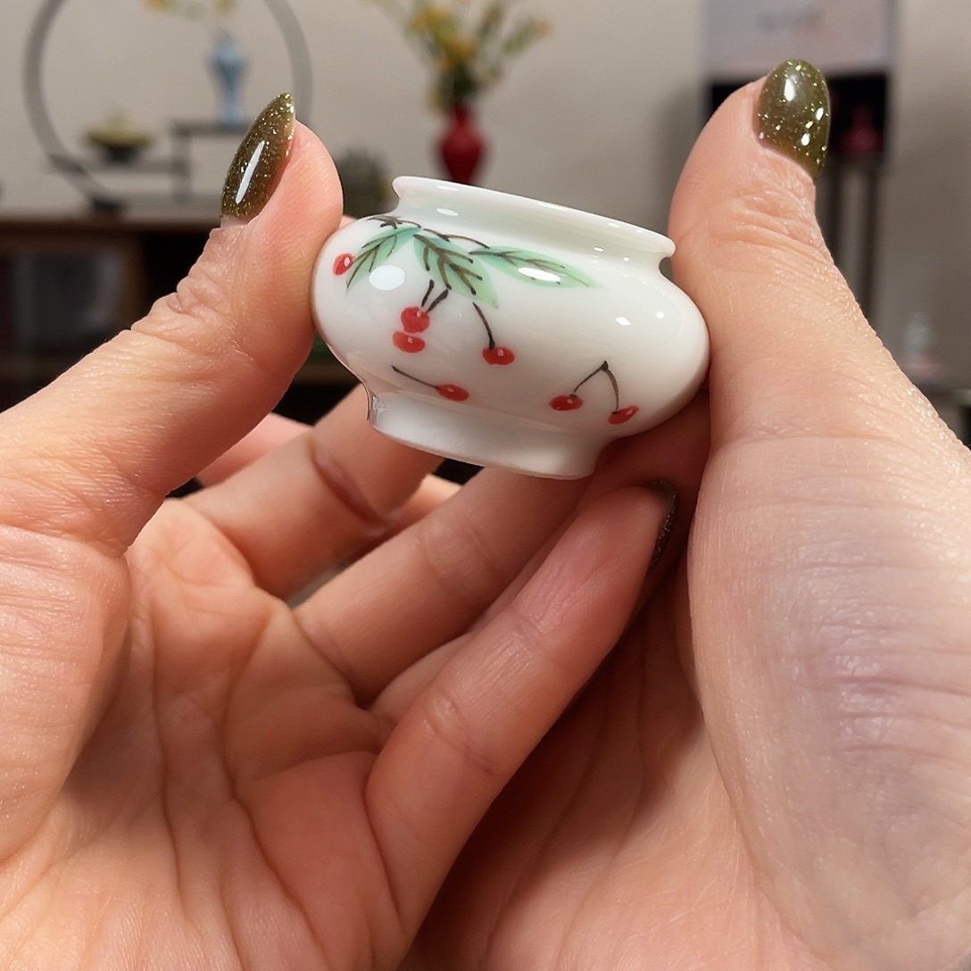 瓷片陶瓷艺术小花瓶