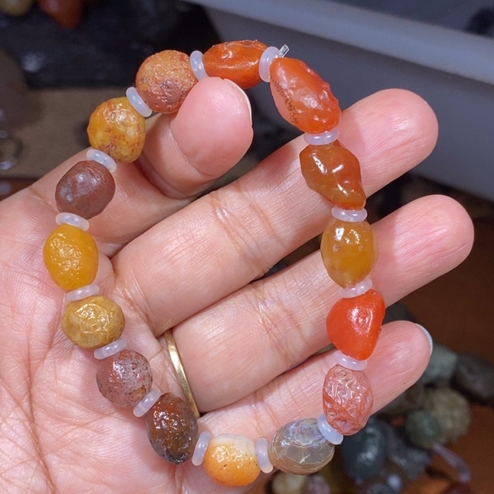 玛瑙/玉髓珠宝半成品未镶嵌M****