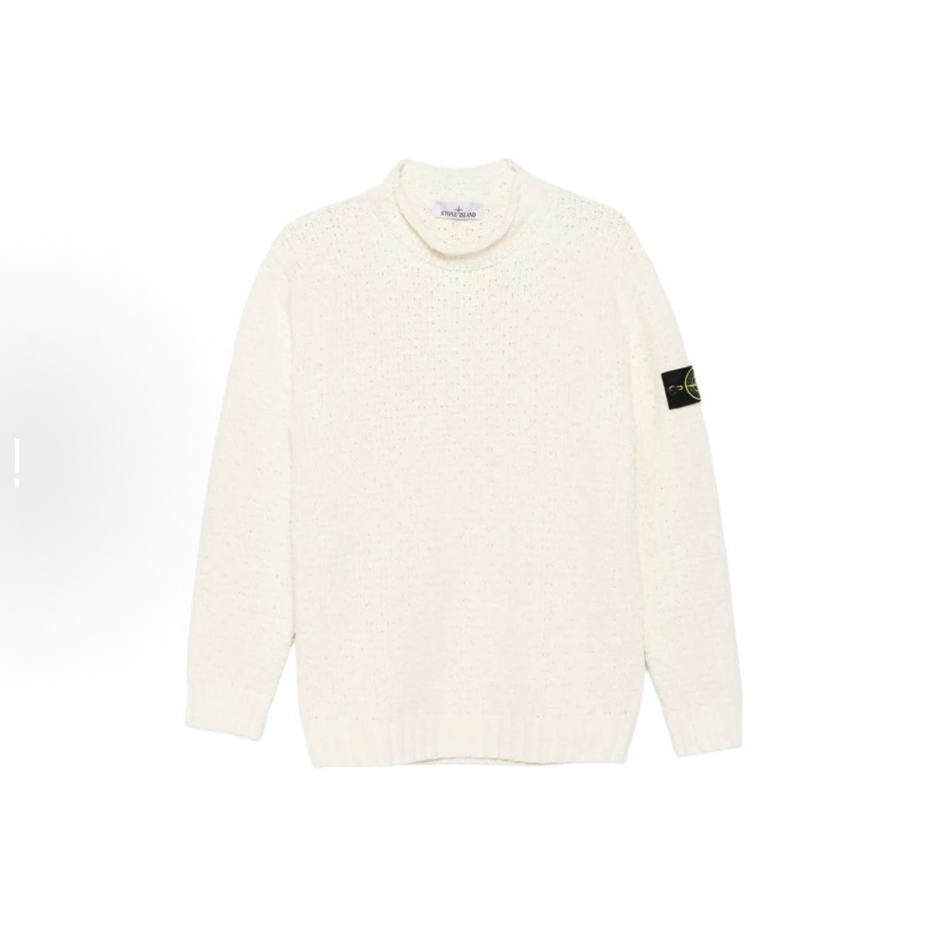 STONE ISLAND/石头岛  纯色半高领粗针织衫 2561004