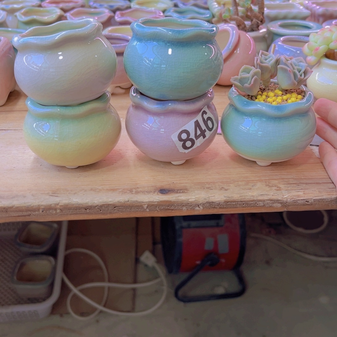 陶瓷花盆当场凑满12包邮