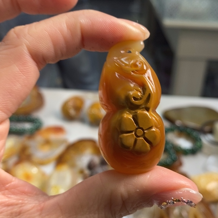 玛瑙/玉髓吊坠(不含链)未镶嵌