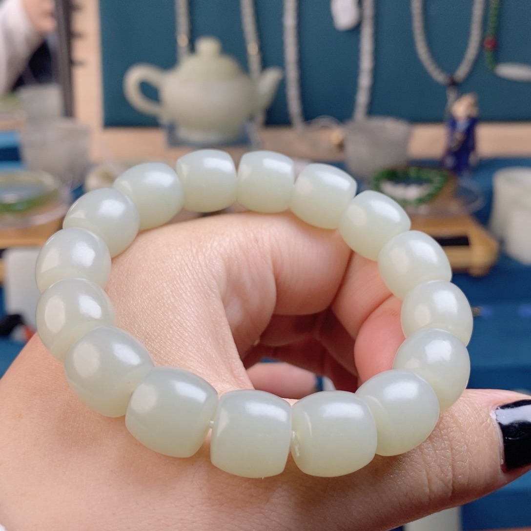 和田玉（糖玉）手链未镶嵌
