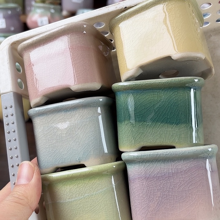 红陶量货/口高深浅搭配发6个