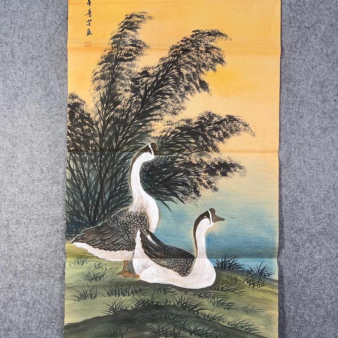 国画537 花鸟在此鸣叫的日子