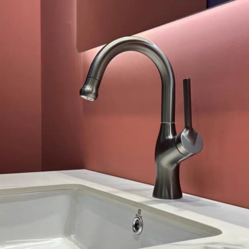 【DM专属】枪灰水镀/电镀多功能万向面盆抽拉龙头卫生间龙头CL2001