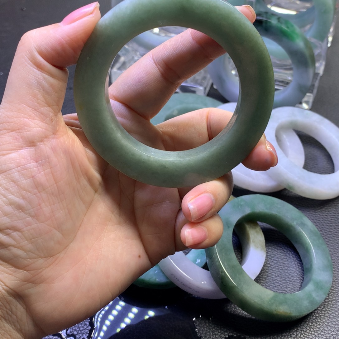 定制翡翠翡翠未镶嵌麦*