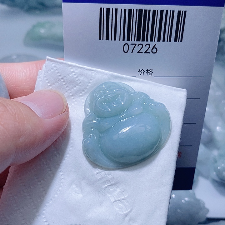 翡翠未镶嵌颈饰天光墟翡翠市场现金代购