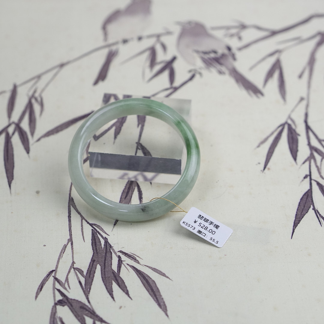 K5573-美人镯缅甸翡翠手镯