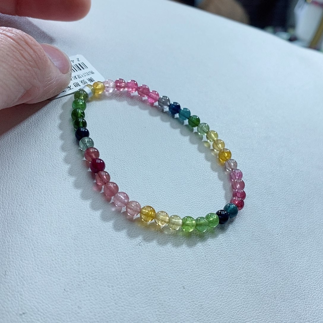 碧玺手链未镶嵌手链