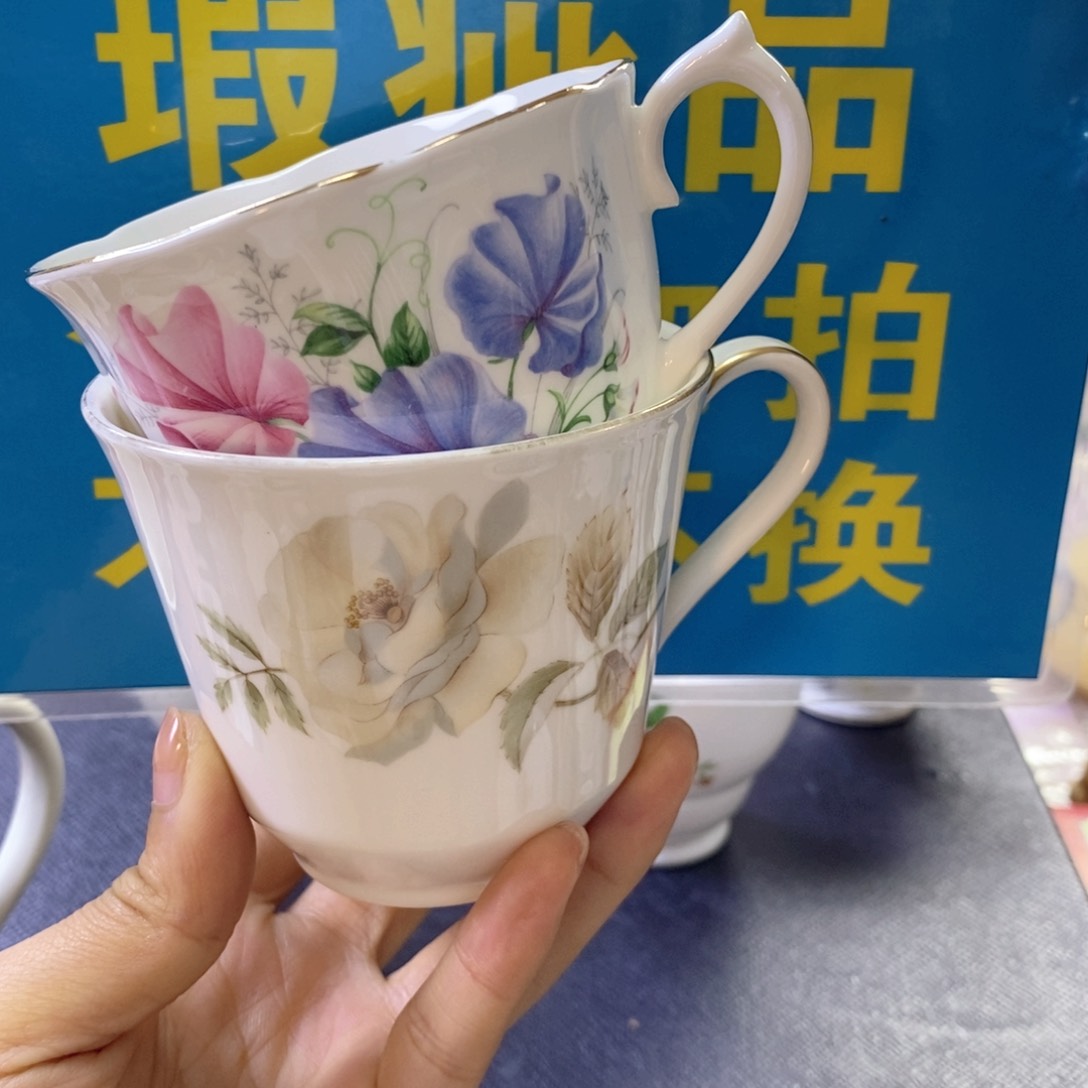 瓷器欧瓷咖啡杯水晶杯