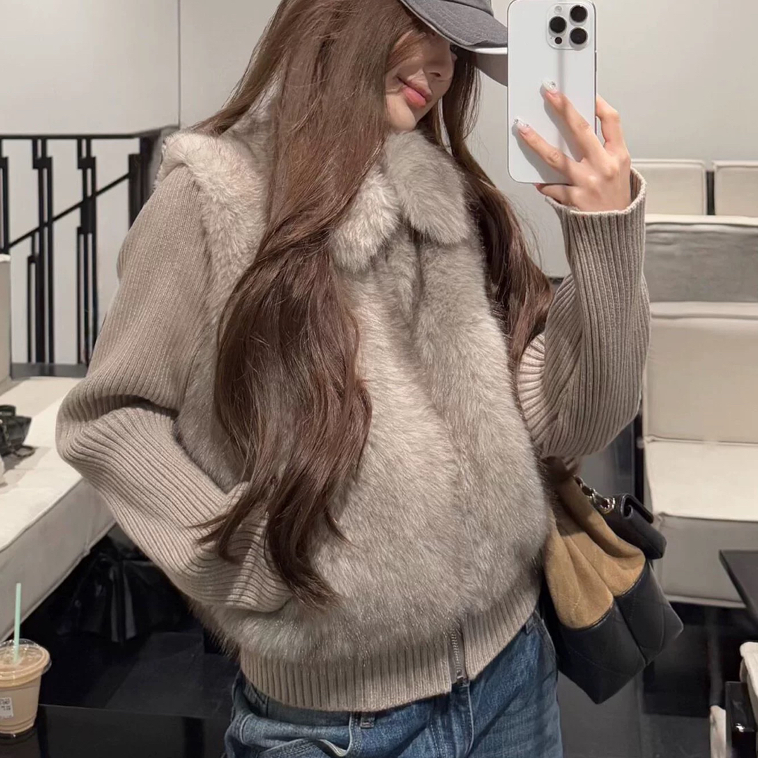 人造皮草 元子家2025春夏秋冬新品女装 孤品直播间扣号（非图片）