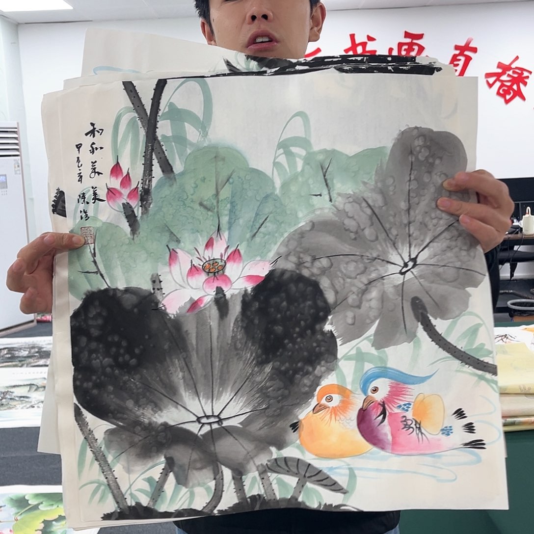 国画宣纸国画纯手绘作品