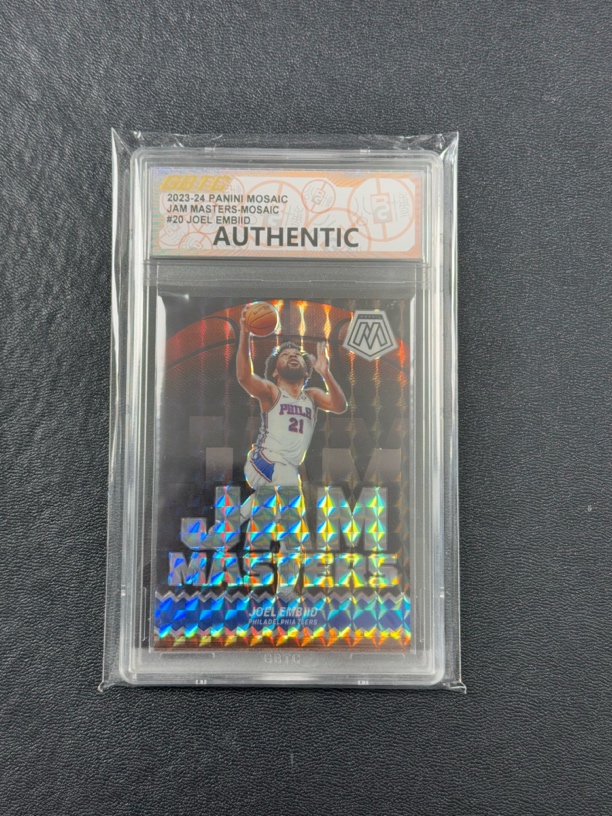 【Ai拍卖】帕尼尼球星卡 恩比德 马赛克折大头特卡 评级 公博鉴真