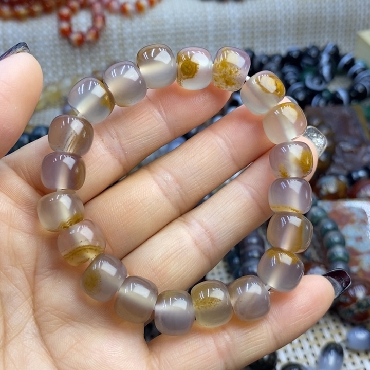 玛瑙/玉髓手链未镶嵌