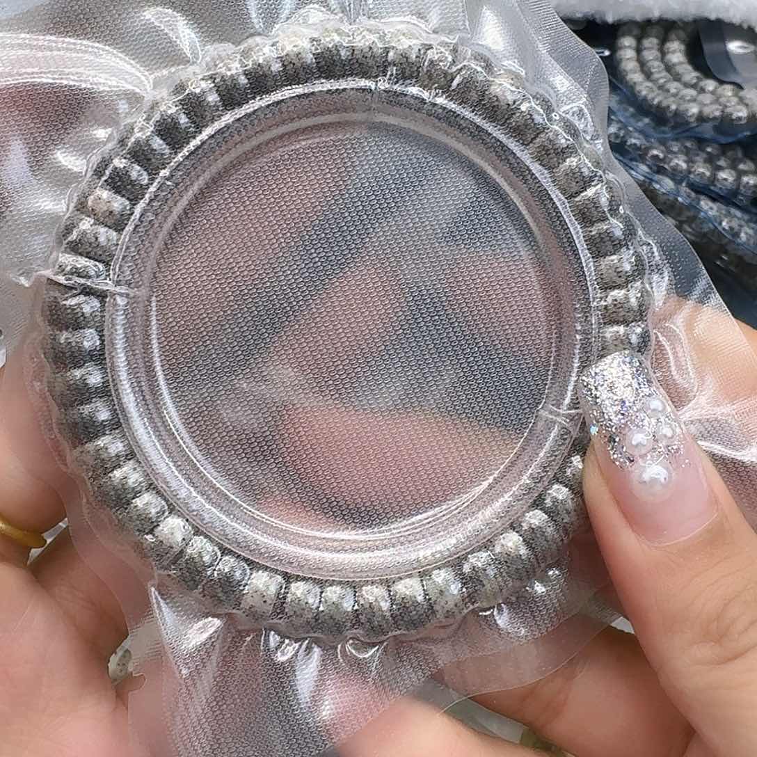 星月菩提手串98传说黑灰星月菩提药片94单圈