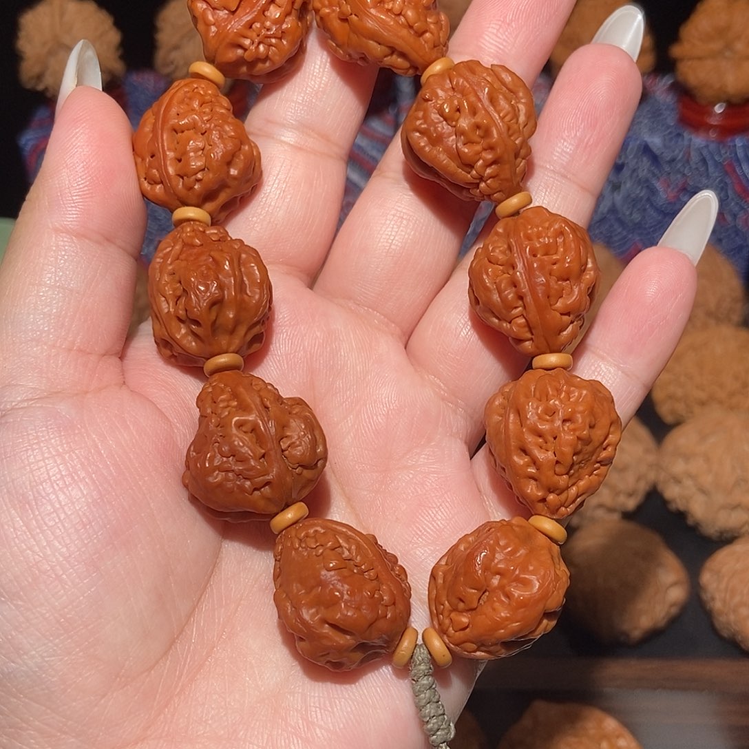 吊坠文玩核桃麒麟金蟾1.8