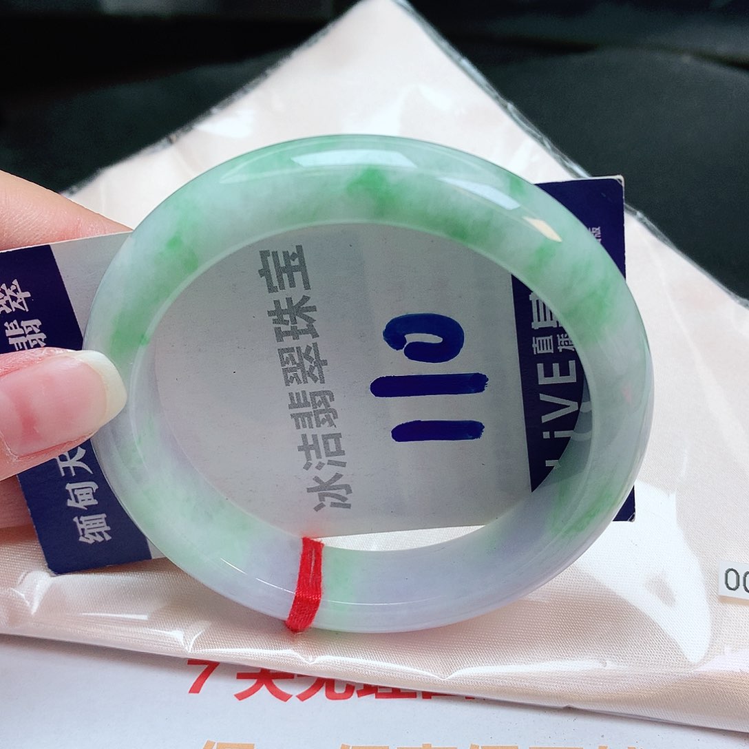 翡翠手镯未镶嵌缅甸天然a货翡翠手镯