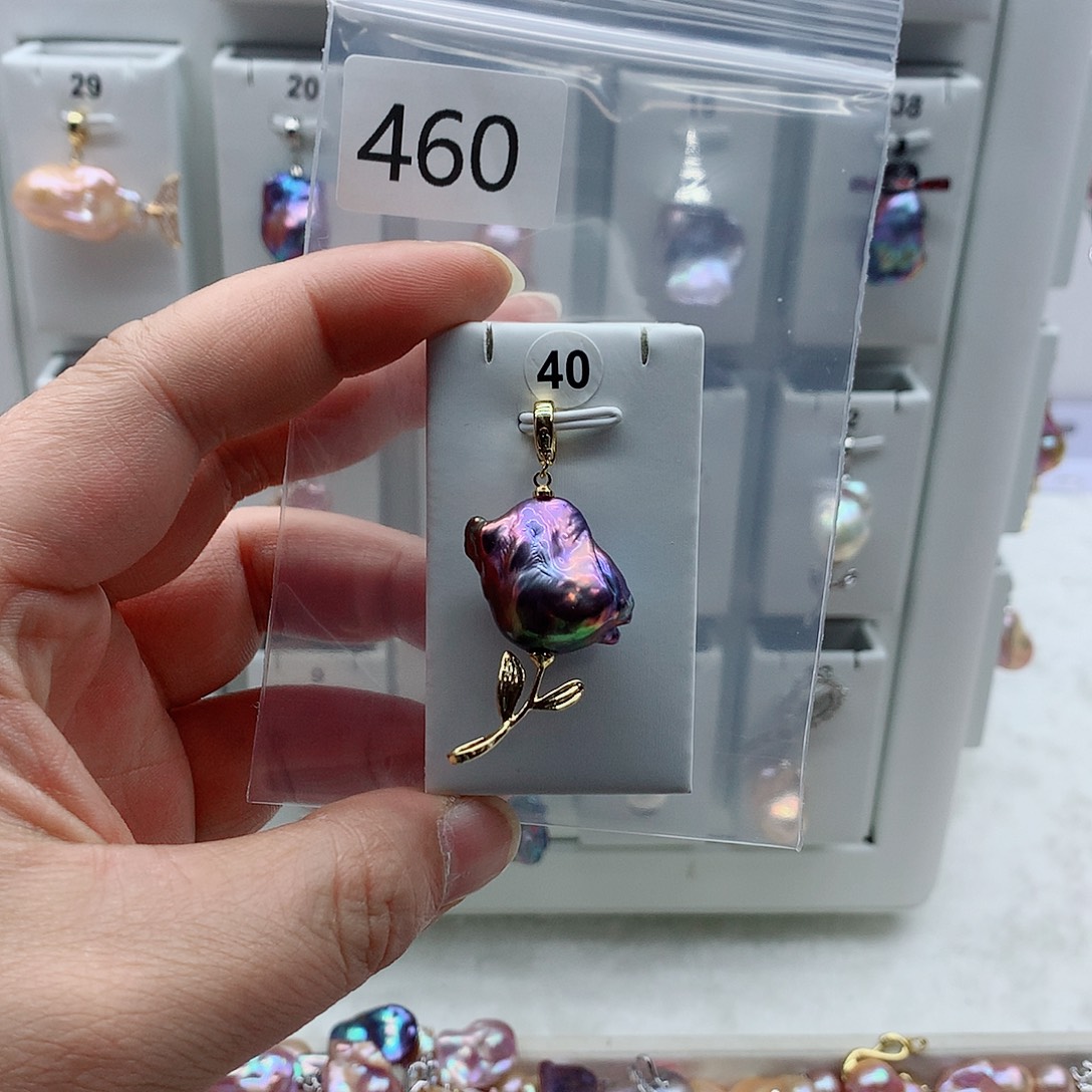 吊坠(不含链)合金淡水珍珠