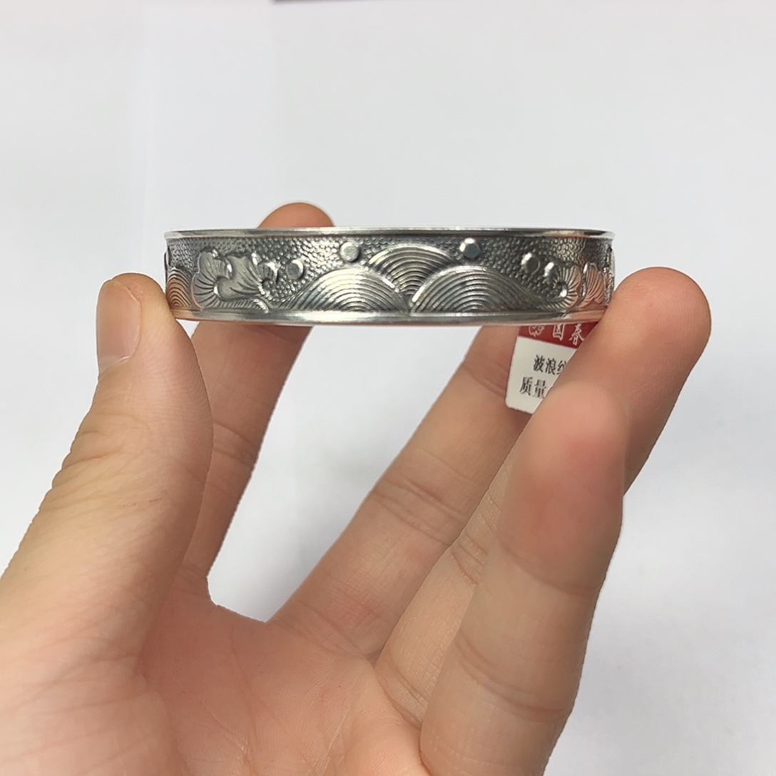 足银足银999手工手镯
