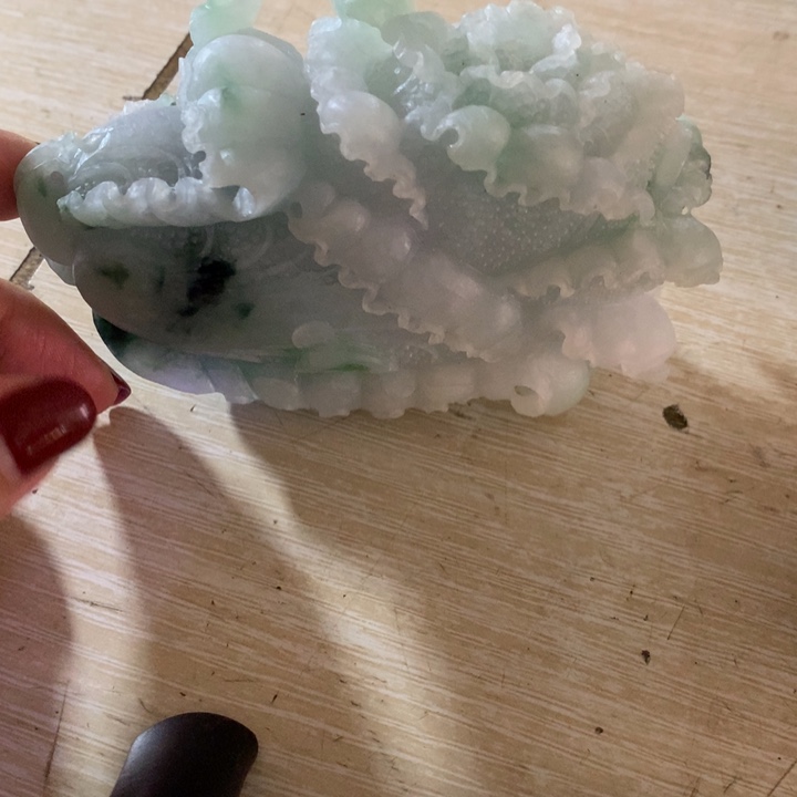 翡翠颈饰未镶嵌天然翡翠白菜定金