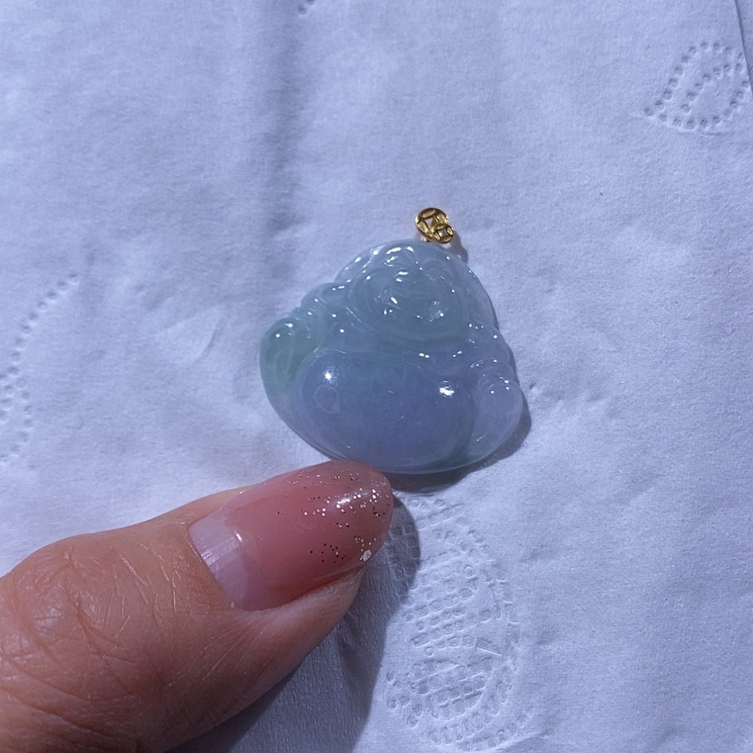 翡翠吊坠(不含链)未镶嵌大*艺