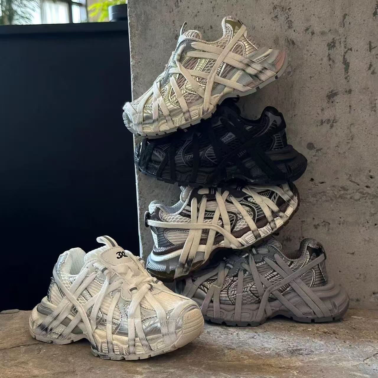 （非直播间勿拍）韩版运动潮流亲子鞋松紧带不限季节飞织鞋子运动鞋