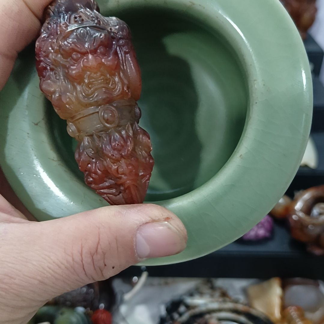 摆件瓷器嘁嘁嘁器轻轻巧巧