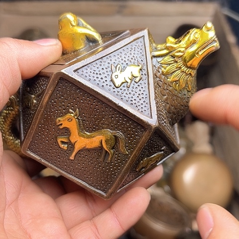 铜制文玩把玩物件