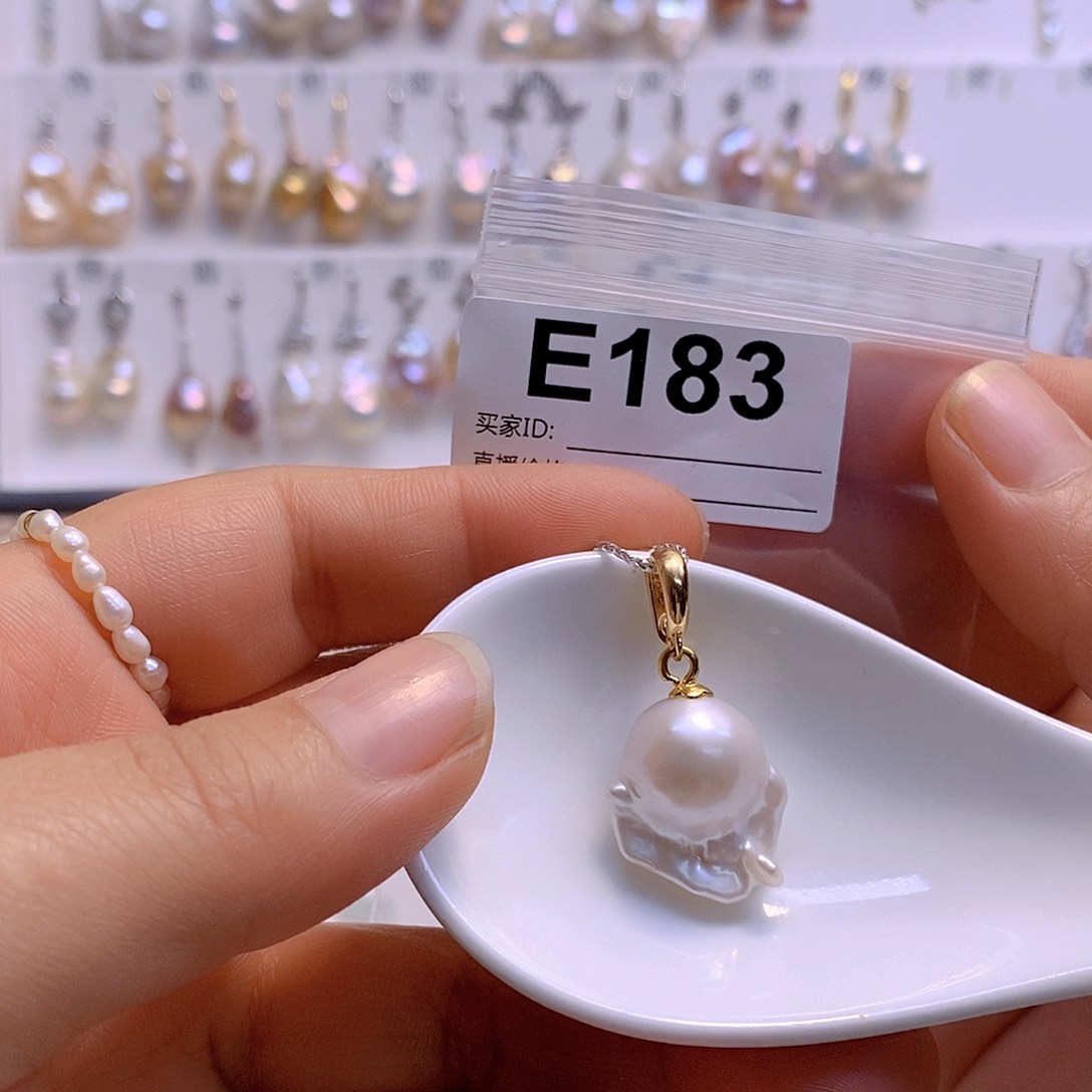 淡水珍珠颈饰银S925镶嵌