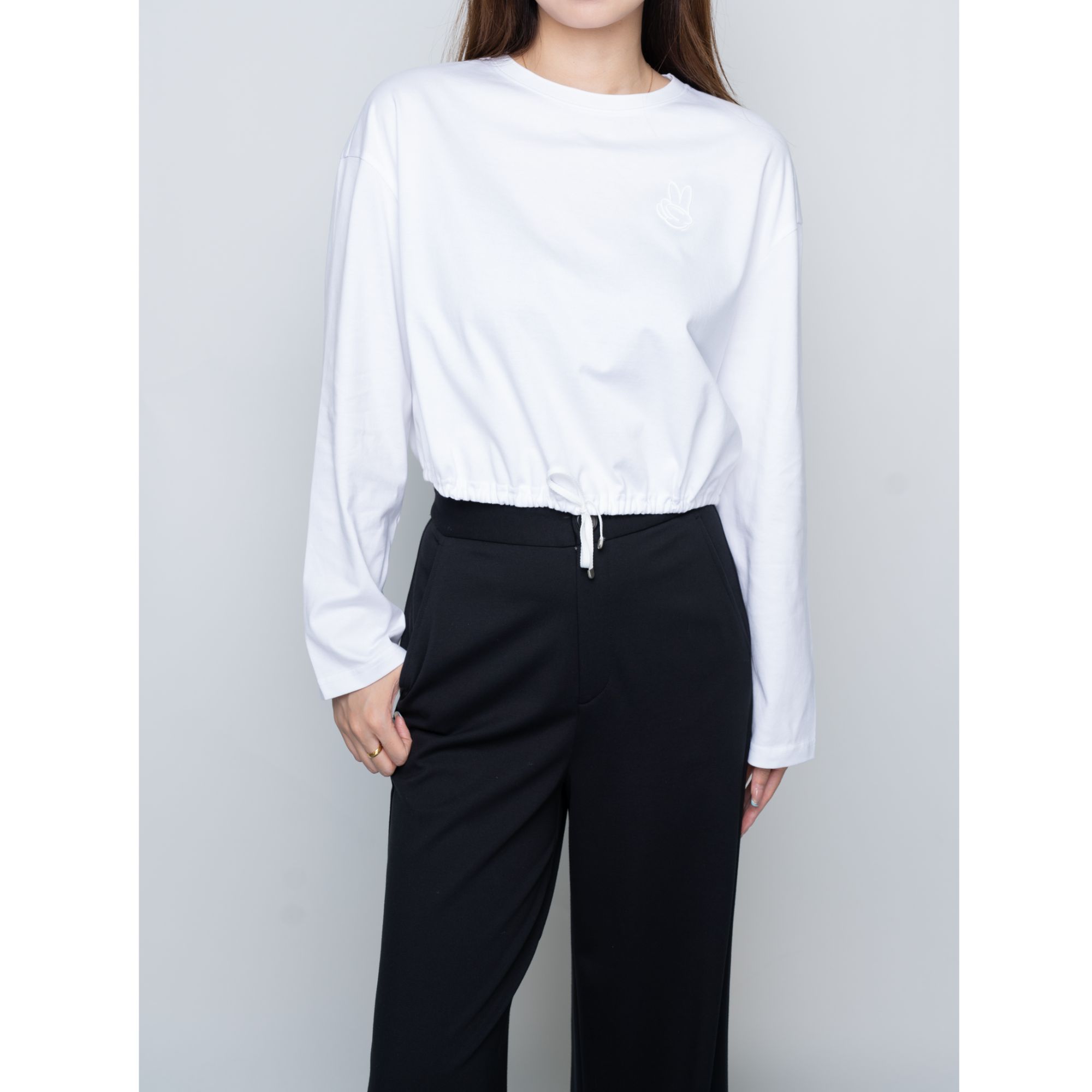 GIRDEAR/哥弟真的好秋季新款时尚简约百搭休闲T恤女830013-281461