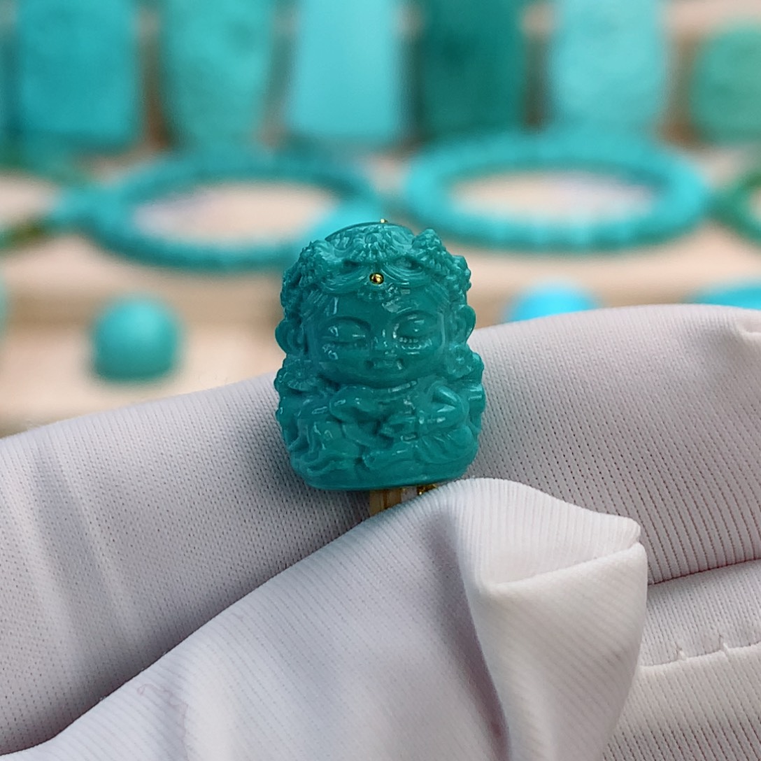 绿松石挂件未镶嵌