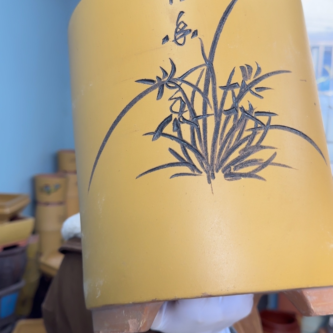 紫砂花盆紫砂口径17