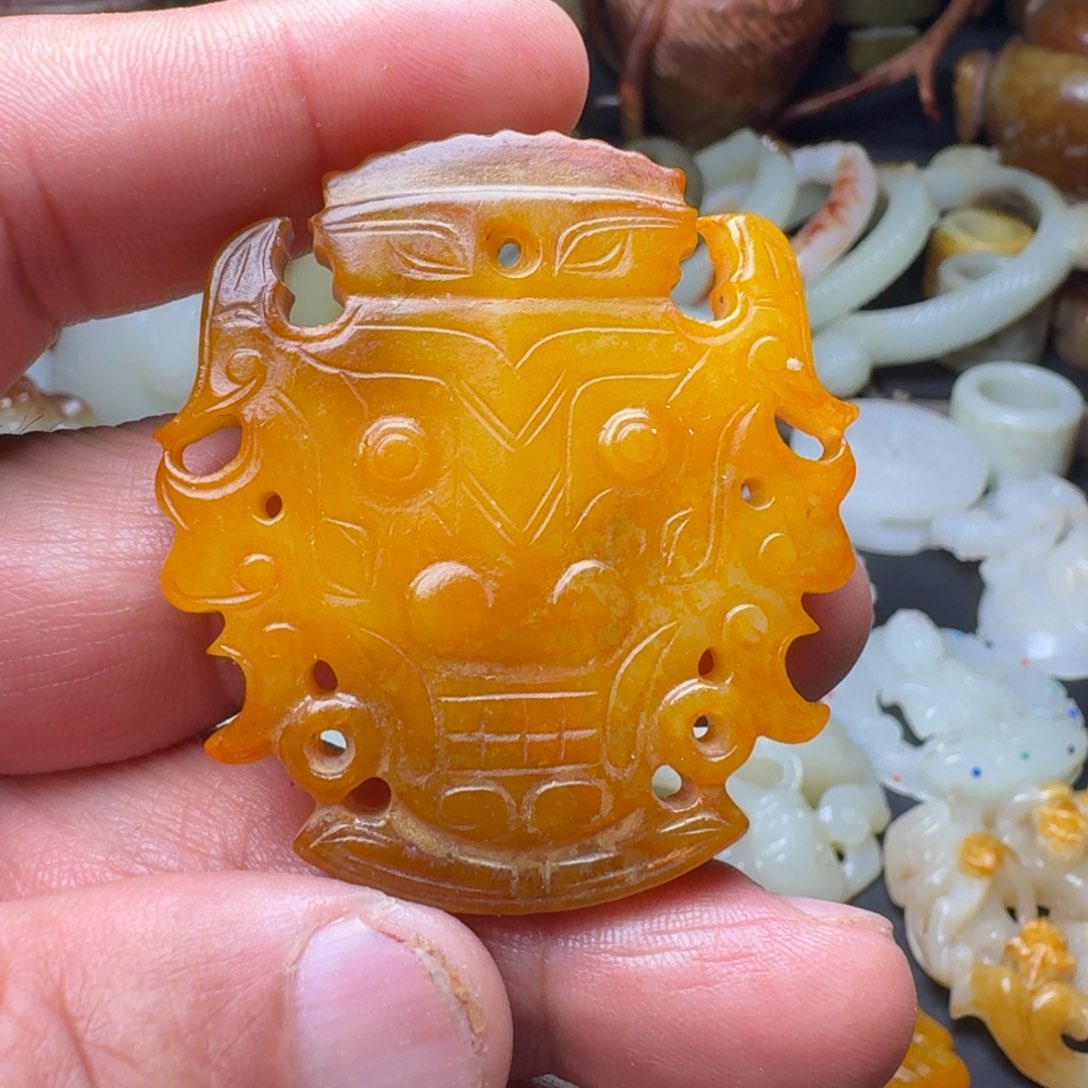 和田玉挂件未镶嵌百*犁