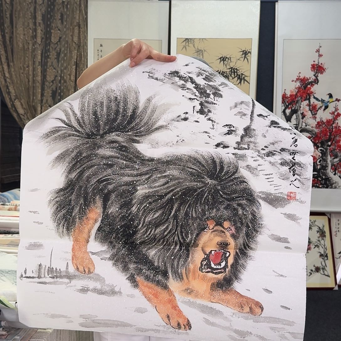 纯手绘国画作品好看