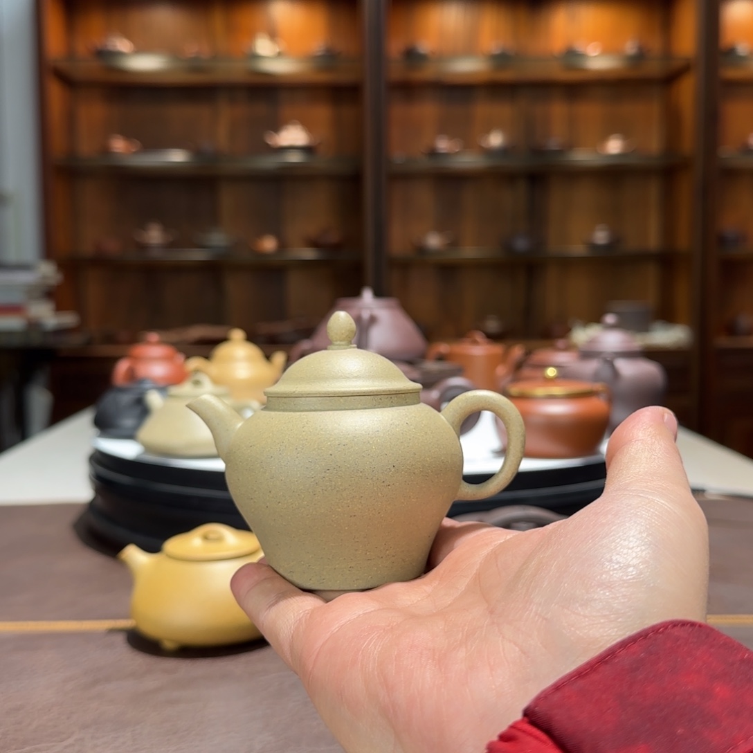 驾***儿段泥茶壶青段宫灯壶