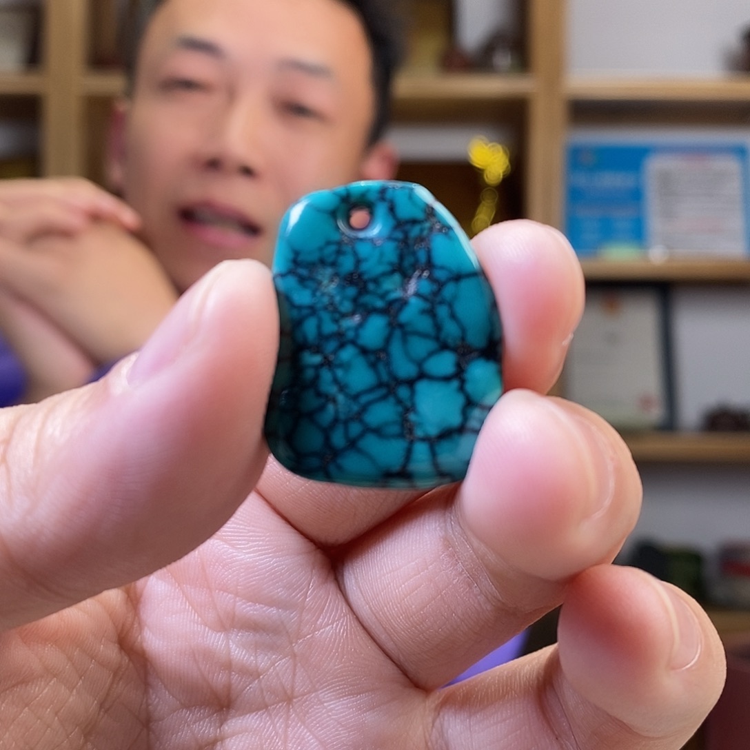 静***谧绿松石未镶嵌随型
