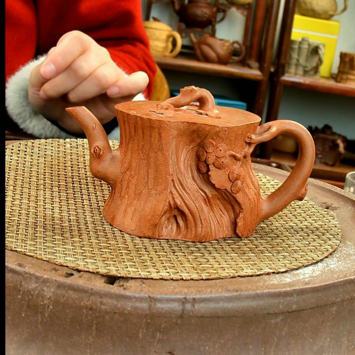 紫砂茶壶晚*晚全手工制作的话，全手