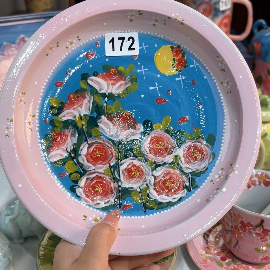 景德镇手绘高温釉下彩陶瓷茶具