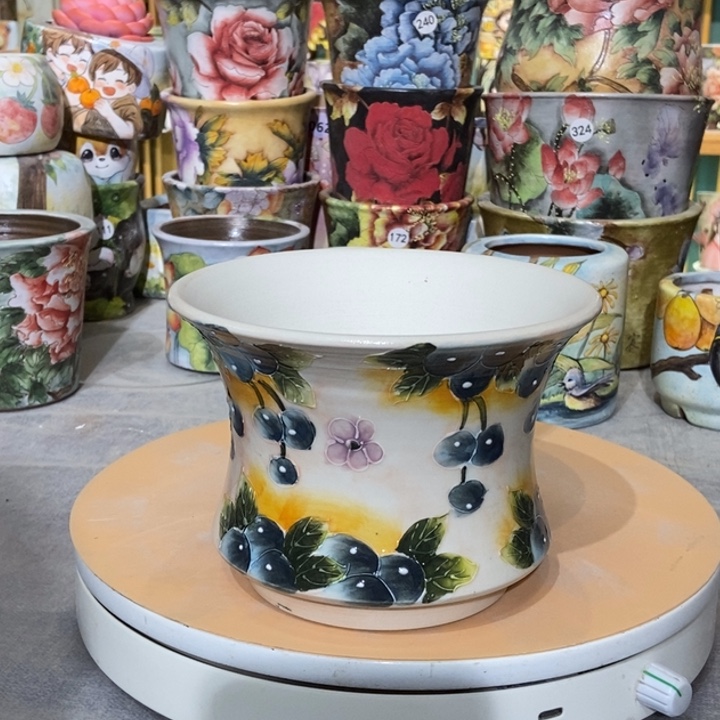 红陶景德镇艺术手绘作品