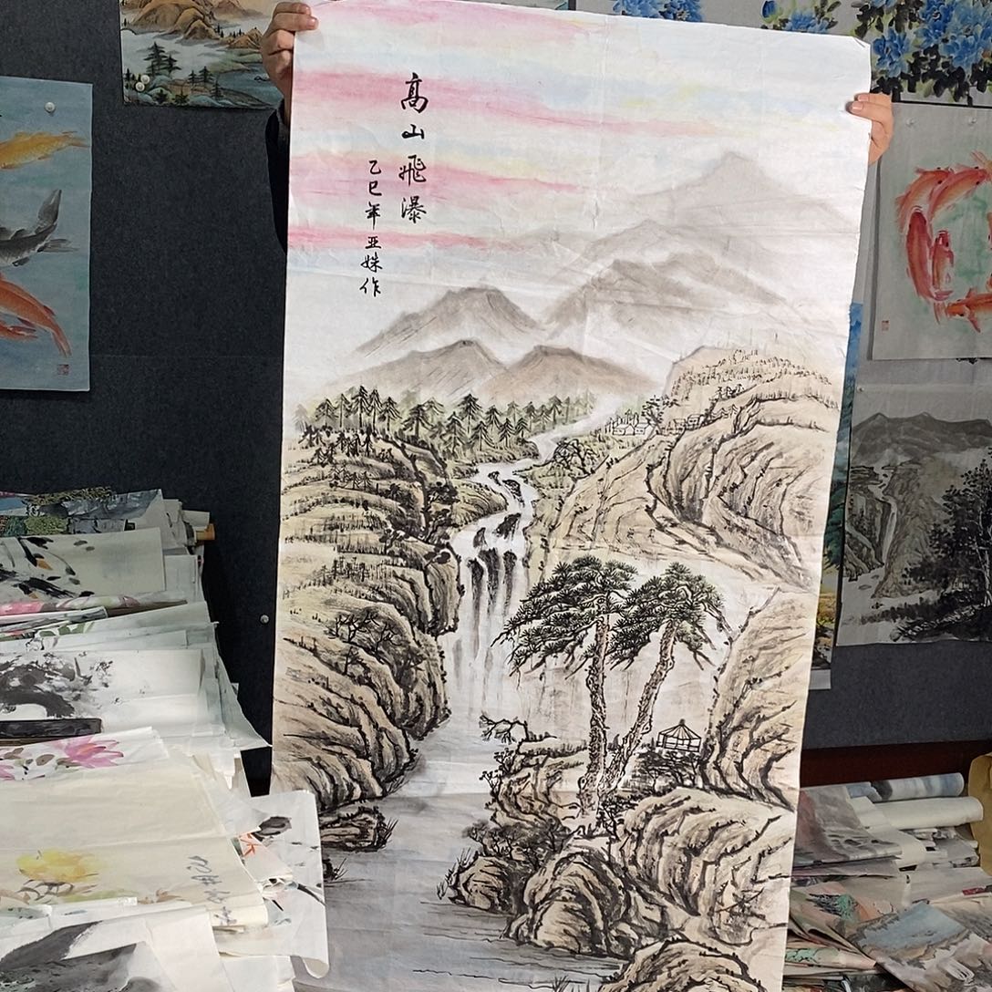 国画手写手绘国会作品13