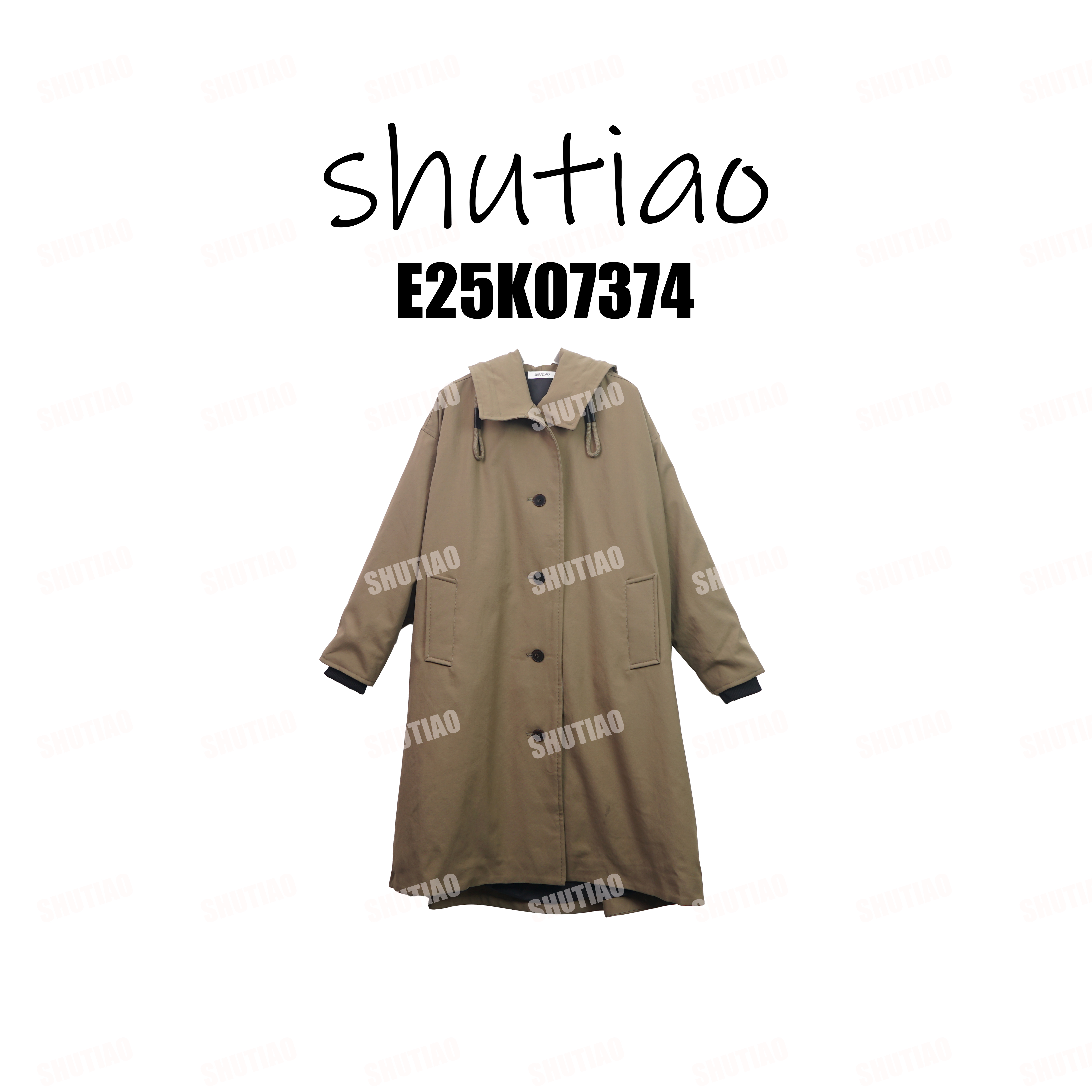 【SHUTIAO】2025冬季：新款小众设计款羽绒服E25K07374