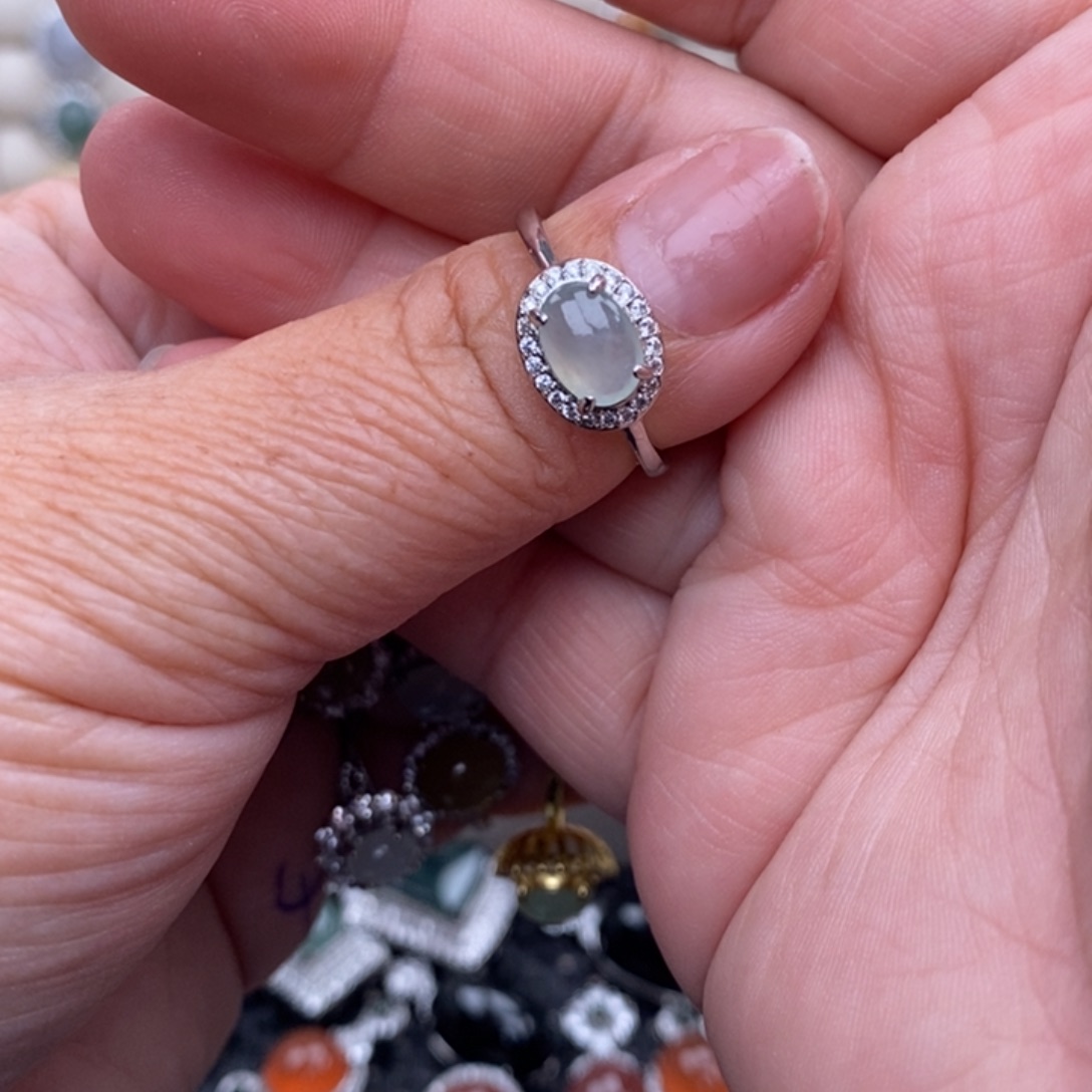 未镶嵌戒指翡翠糖*缅甸