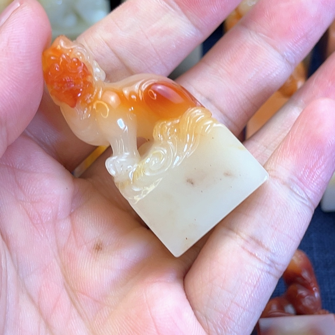本***我寿山石印石寿山石
