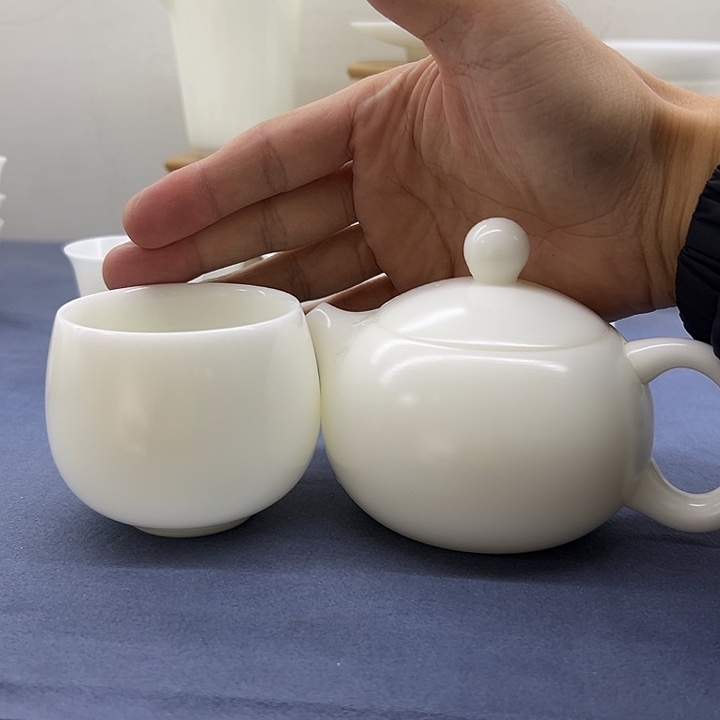 德化冰种玉瓷西施壶壶