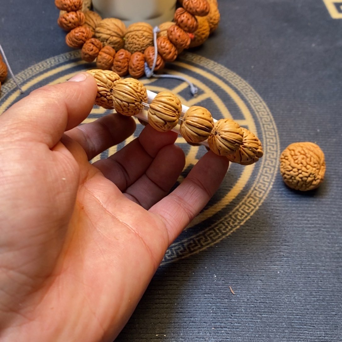 桃核吊坠纽扣桃核16