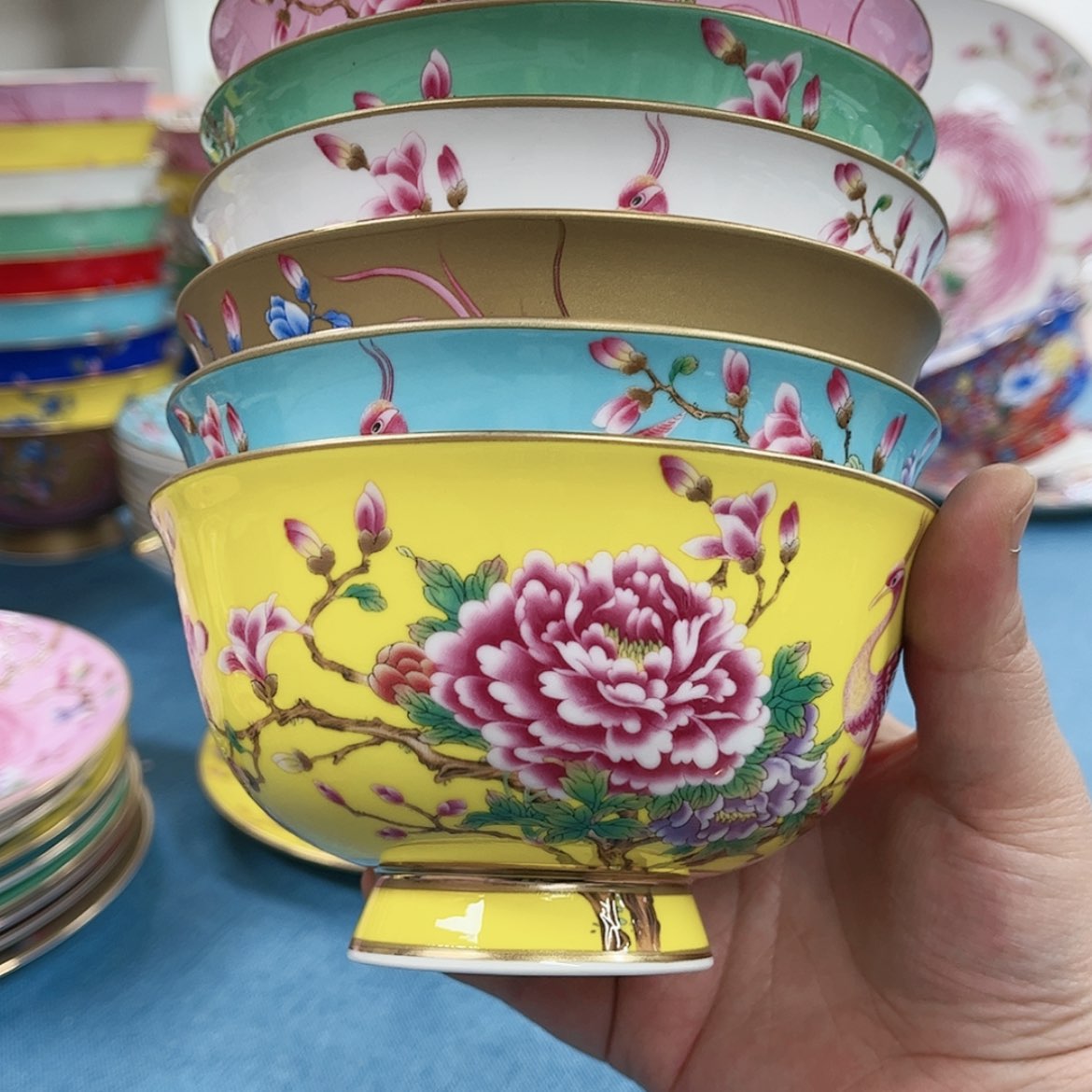 【闪购商品】骨瓷5英寸6混。。。。。