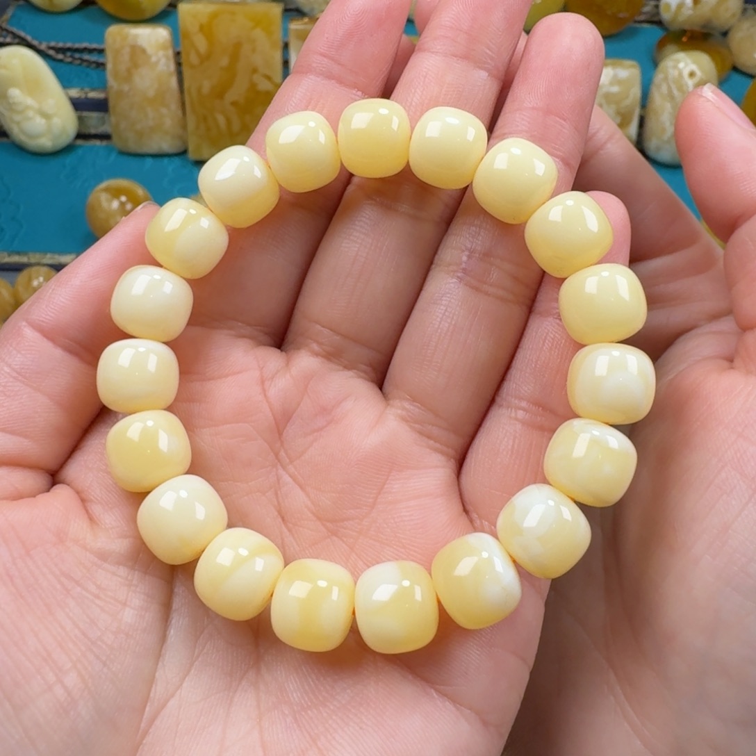 蜜蜡手链未镶嵌蜜蜡