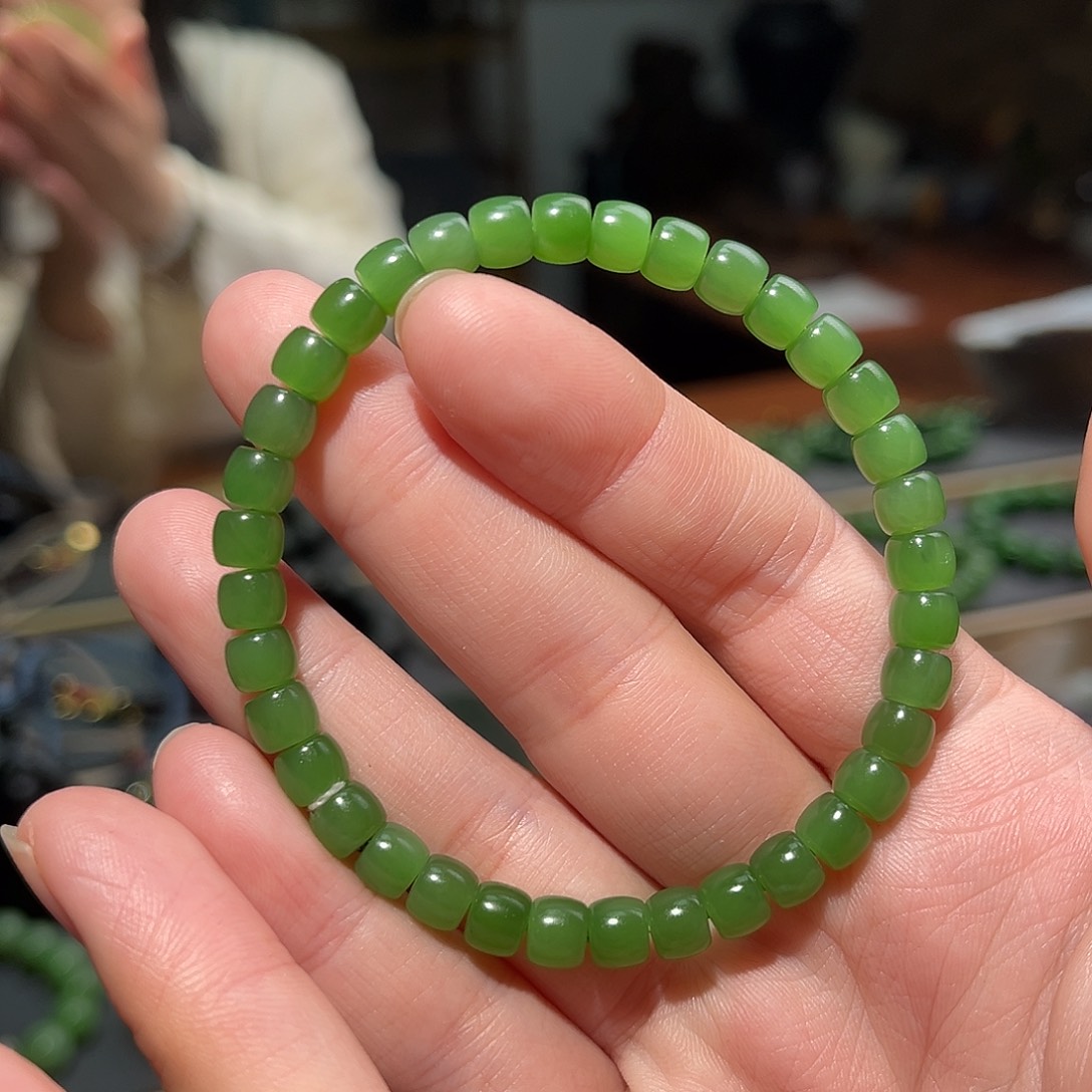 和田玉手链未镶嵌