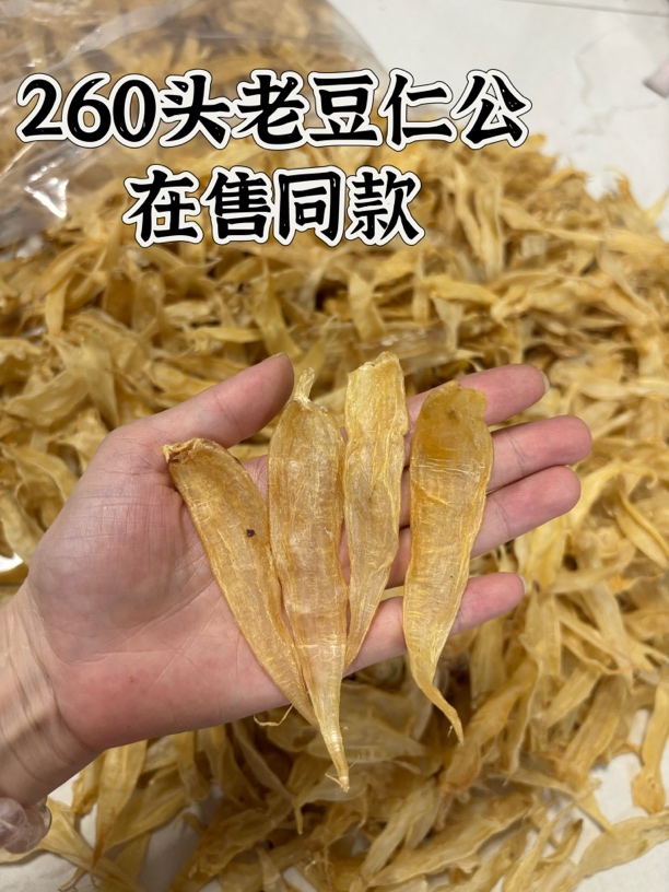 豆仁胶 孩子胶 花胶 0腥味低 滋补鱼鳔煲汤海产干货